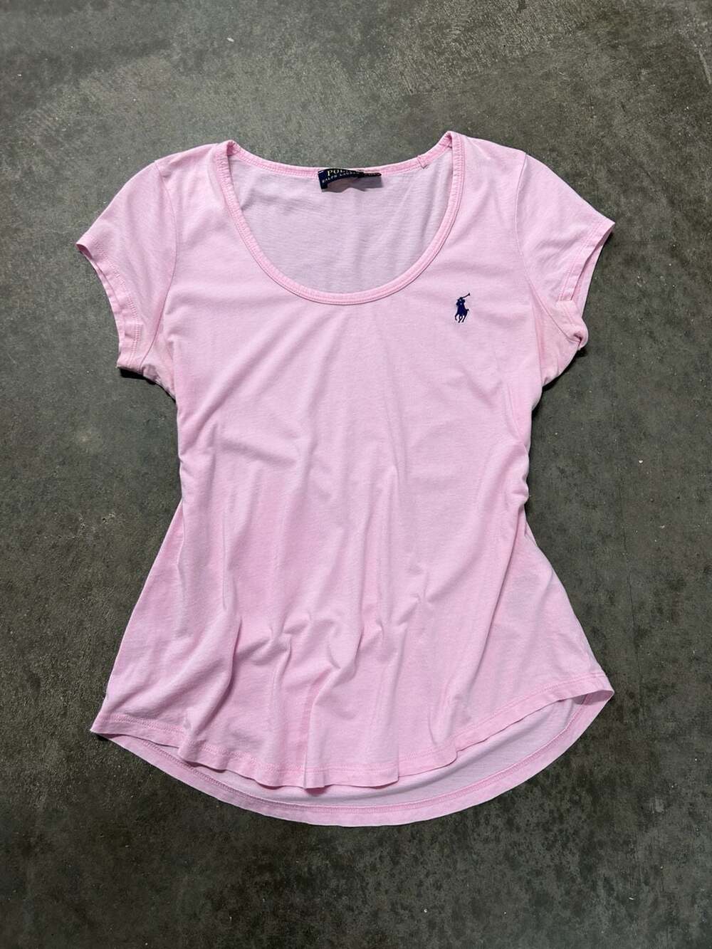 Polo Ralph Lauren Pink Scoop Neck Short Sleeve T-Shirt Women's Size Medium